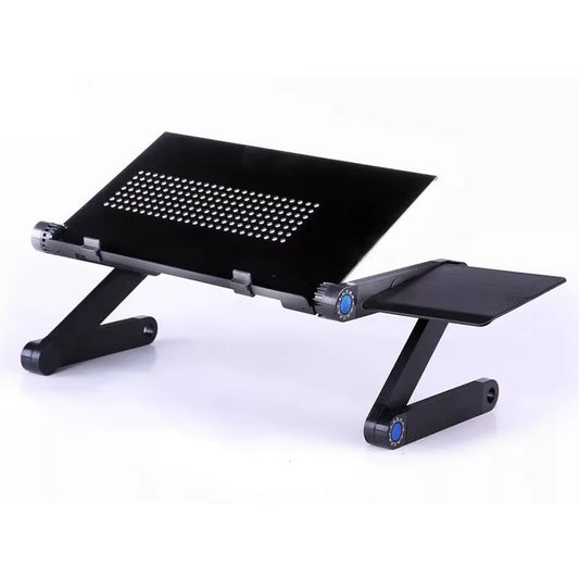 Adjustable Aluminum Alloy Folding Laptop Stand Multifunctional Notebook Computer Lapdesk for TV Bed Sofa PC Table Desk Stand